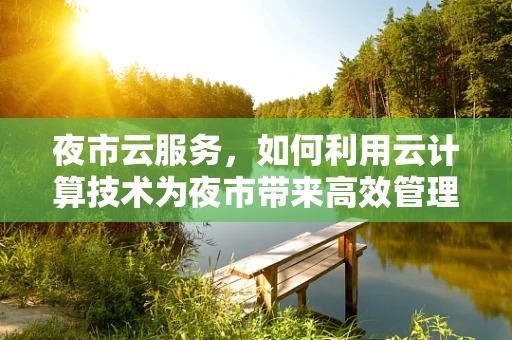 夜市云服务，如何利用云计算技术为夜市带来高效管理新体验？