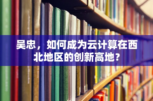 吴忠，如何成为云计算在西北地区的创新高地？