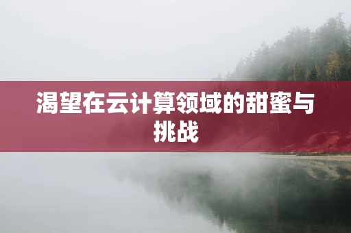 渴望在云计算领域的甜蜜与挑战