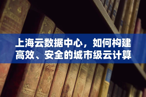 上海云数据中心，如何构建高效、安全的城市级云计算基础设施？