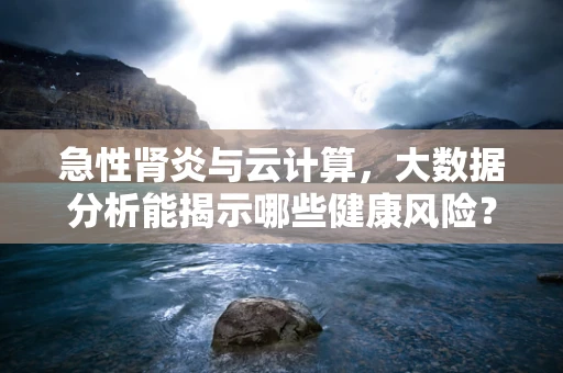 急性肾炎与云计算，大数据分析能揭示哪些健康风险？