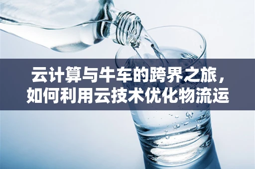 云计算与牛车的跨界之旅，如何利用云技术优化物流运输？