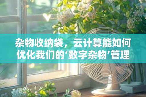 杂物收纳袋，云计算能如何优化我们的‘数字杂物’管理？