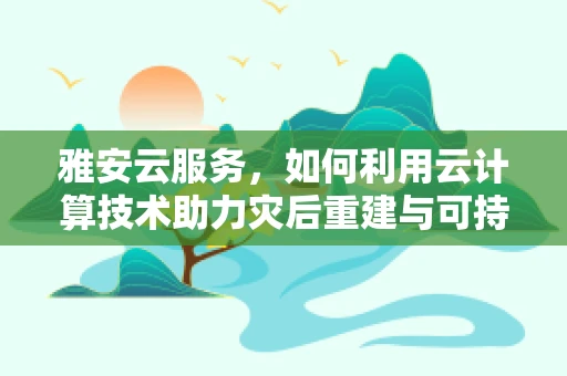 雅安云服务，如何利用云计算技术助力灾后重建与可持续发展？