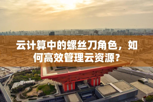 云计算中的螺丝刀角色，如何高效管理云资源？