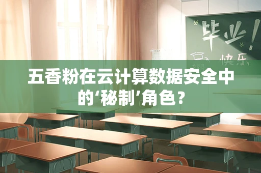 五香粉在云计算数据安全中的‘秘制’角色？