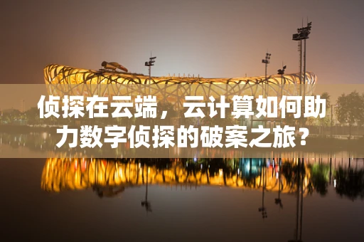 侦探在云端，云计算如何助力数字侦探的破案之旅？