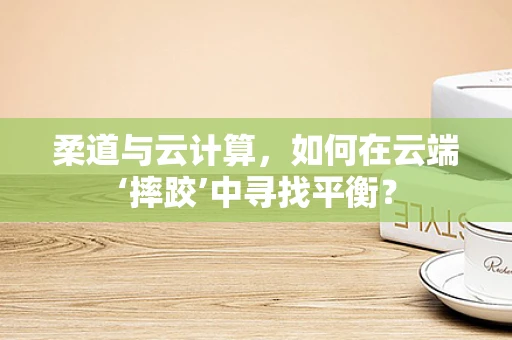 柔道与云计算，如何在云端‘摔跤’中寻找平衡？