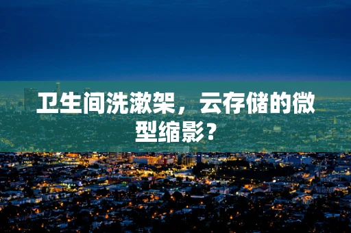 卫生间洗漱架，云存储的微型缩影？