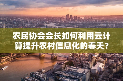 农民协会会长如何利用云计算提升农村信息化的春天？