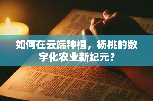 如何在云端种植，杨桃的数字化农业新纪元？