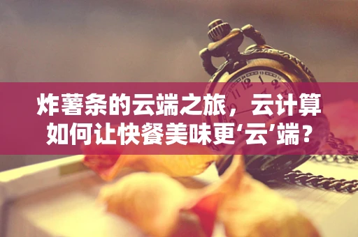 炸薯条的云端之旅，云计算如何让快餐美味更‘云’端？