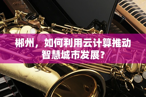 郴州，如何利用云计算推动智慧城市发展？