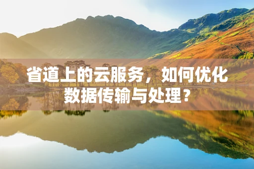 省道上的云服务，如何优化数据传输与处理？