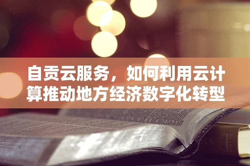 自贡云服务，如何利用云计算推动地方经济数字化转型？