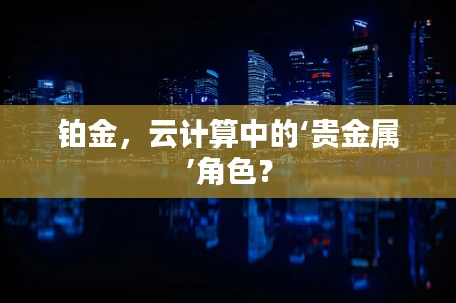 铂金，云计算中的‘贵金属’角色？