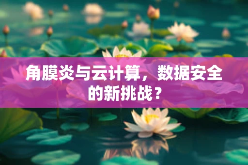角膜炎与云计算，数据安全的新挑战？