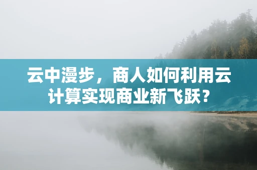 云中漫步，商人如何利用云计算实现商业新飞跃？