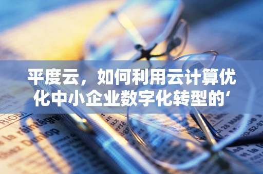 平度云，如何利用云计算优化中小企业数字化转型的‘最后一公里’？