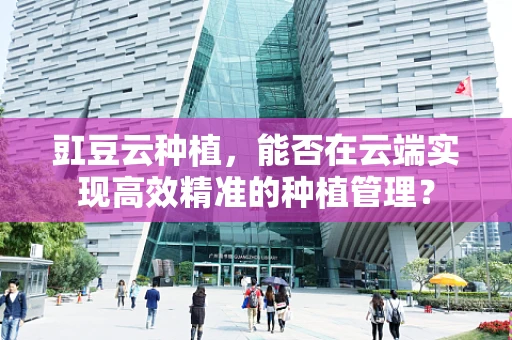 豇豆云种植，能否在云端实现高效精准的种植管理？