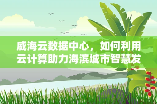 威海云数据中心，如何利用云计算助力海滨城市智慧发展？