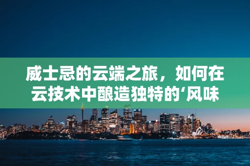 威士忌的云端之旅，如何在云技术中酿造独特的‘风味’？