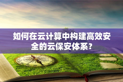 如何在云计算中构建高效安全的云保安体系？