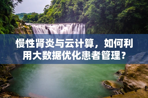 慢性肾炎与云计算，如何利用大数据优化患者管理？