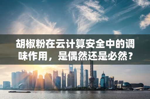 胡椒粉在云计算安全中的调味作用，是偶然还是必然？