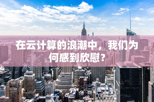 在云计算的浪潮中，我们为何感到欣慰？