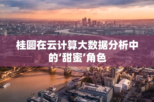 桂圆在云计算大数据分析中的‘甜蜜’角色