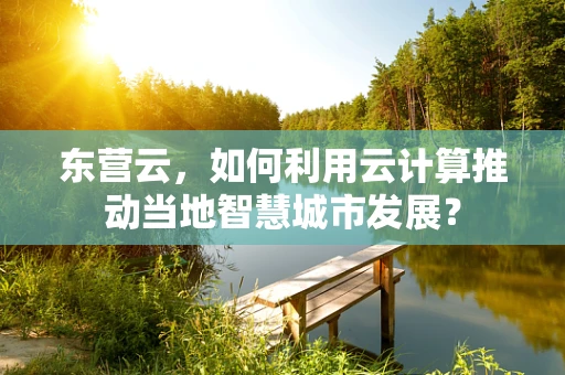 东营云，如何利用云计算推动当地智慧城市发展？