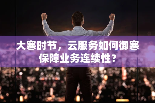 大寒时节，云服务如何御寒保障业务连续性？