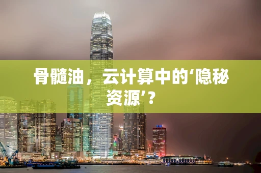 骨髓油，云计算中的‘隐秘资源’？