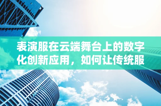 表演服在云端舞台上的数字化创新应用，如何让传统服饰焕发新活力？