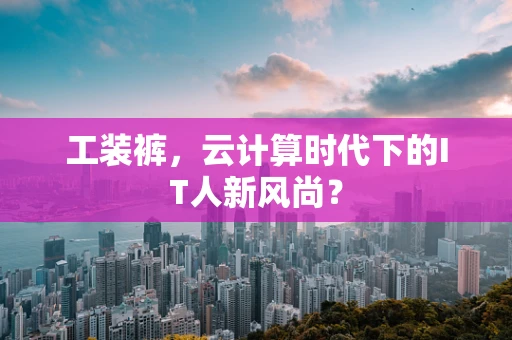 工装裤，云计算时代下的IT人新风尚？