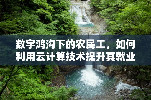 数字鸿沟下的农民工，如何利用云计算技术提升其就业与生活质量？