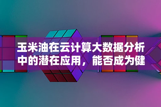 玉米油在云计算大数据分析中的潜在应用，能否成为健康与效率的双重保障？