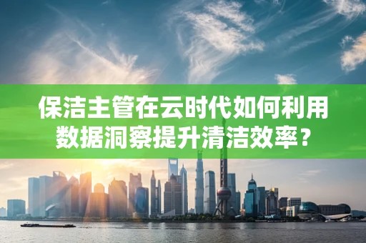 保洁主管在云时代如何利用数据洞察提升清洁效率？