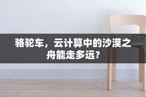 骆驼车，云计算中的沙漠之舟能走多远？