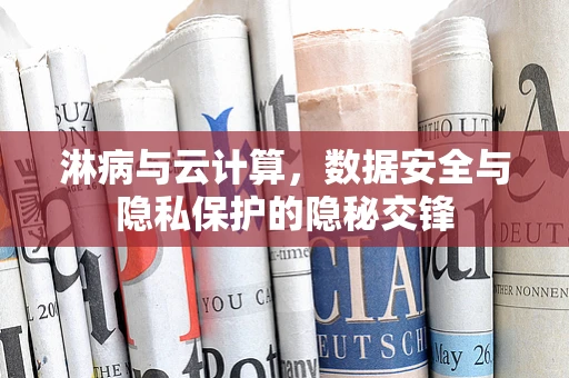 淋病与云计算，数据安全与隐私保护的隐秘交锋