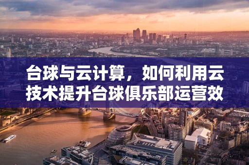 台球与云计算，如何利用云技术提升台球俱乐部运营效率？