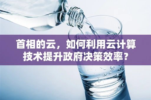 首相的云，如何利用云计算技术提升政府决策效率？