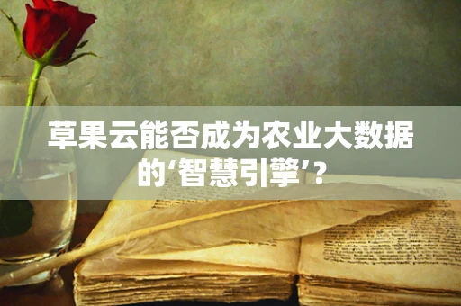 草果云能否成为农业大数据的‘智慧引擎’？