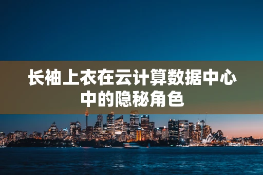 长袖上衣在云计算数据中心中的隐秘角色