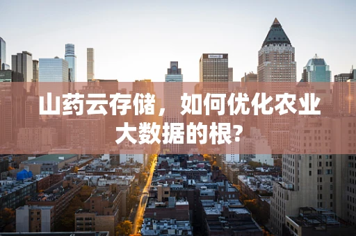 山药云存储，如何优化农业大数据的根?