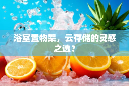 浴室置物架，云存储的灵感之选？