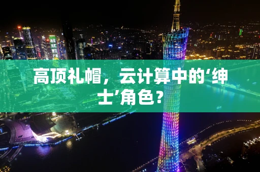 高顶礼帽，云计算中的‘绅士’角色？