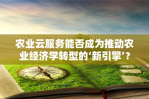 农业云服务能否成为推动农业经济学转型的‘新引擎’？