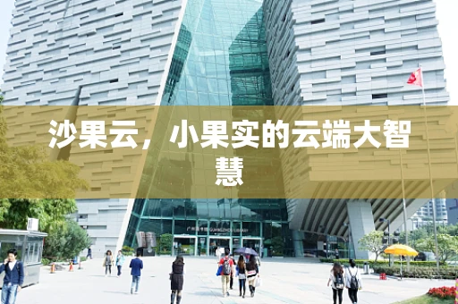 沙果云，小果实的云端大智慧